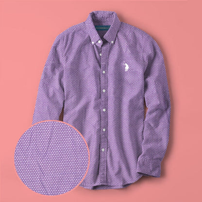 Polo Republica Men's Premium Pony Embroidered Check Design Casual Shirt Men's Casual Shirt Polo Republica 
