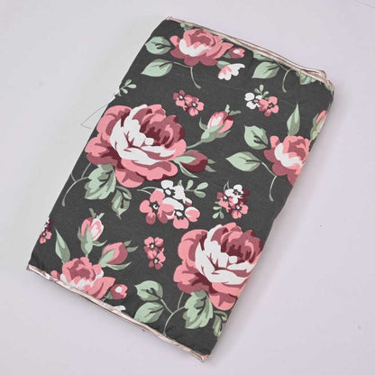 Floral Printed Microwave-Oven Quilted Cover