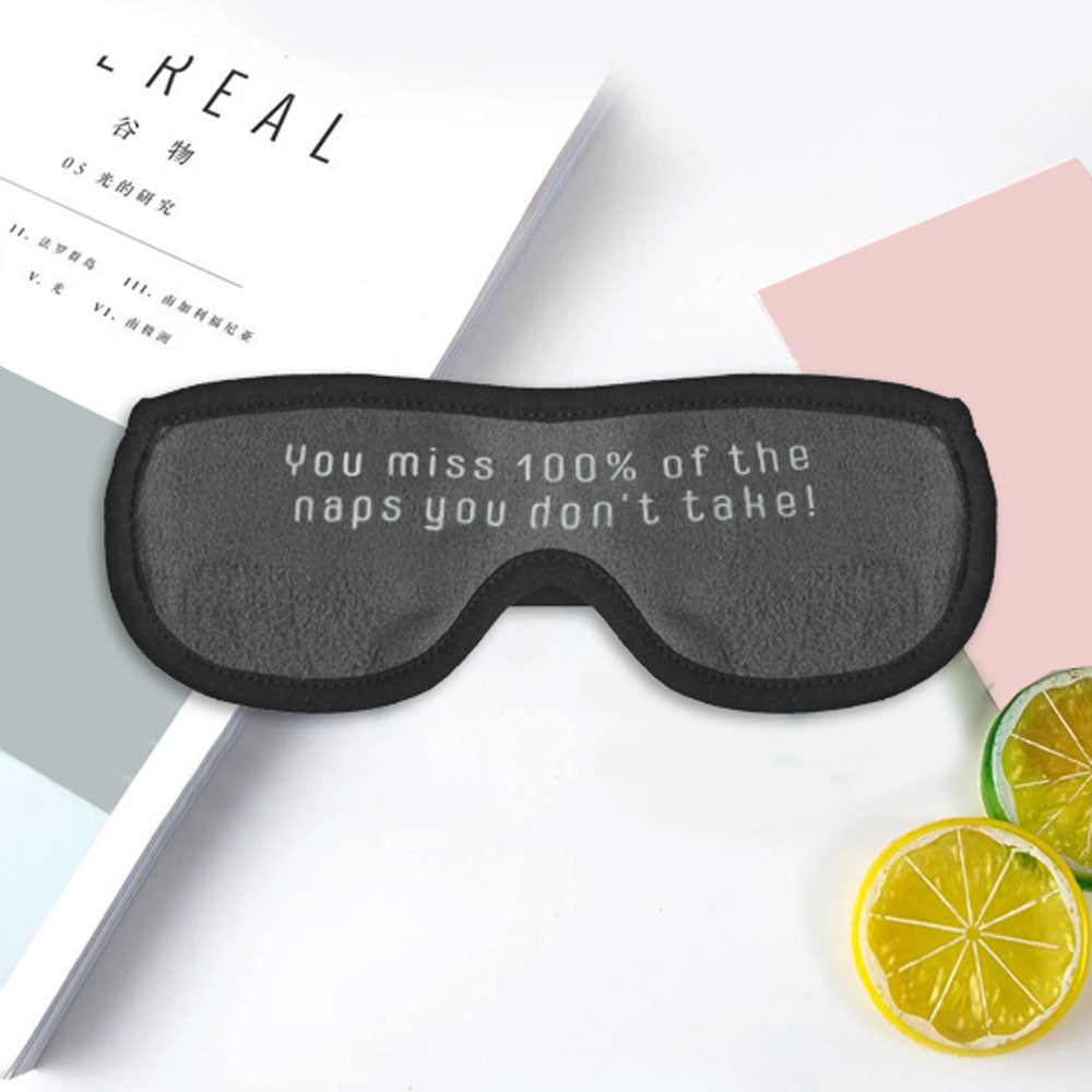 Polo Republica Eye Mask for Sleeping. Made-With-Waste! Eyewear Polo Republica Graphite You Miss 100% 