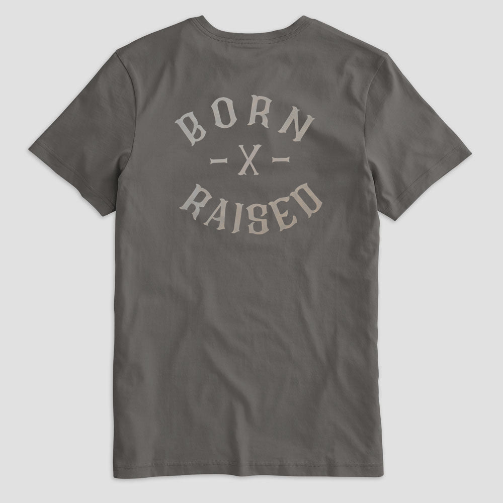 Polo Republica Men's Born Raised Printed Crew Neck Tee Shirt