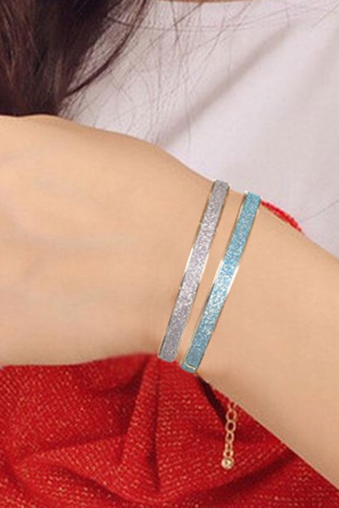 Women's Multi Color Pack Of 2 Pairs Bangle Jewellery ALN 