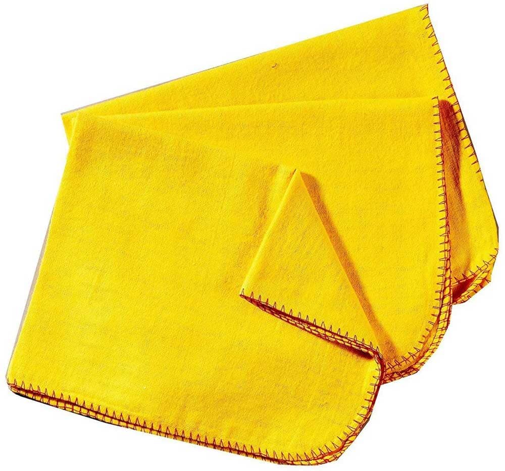 Flannel Yellow Duster Cloth - Pack Of 3