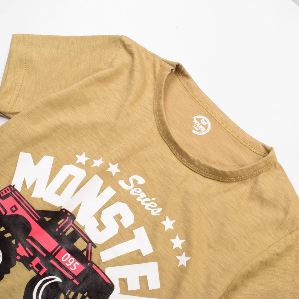 Poler Kid's Monster Rally Printed Short Sleeve Tee Shirt Boy's Tee Shirt IBT 