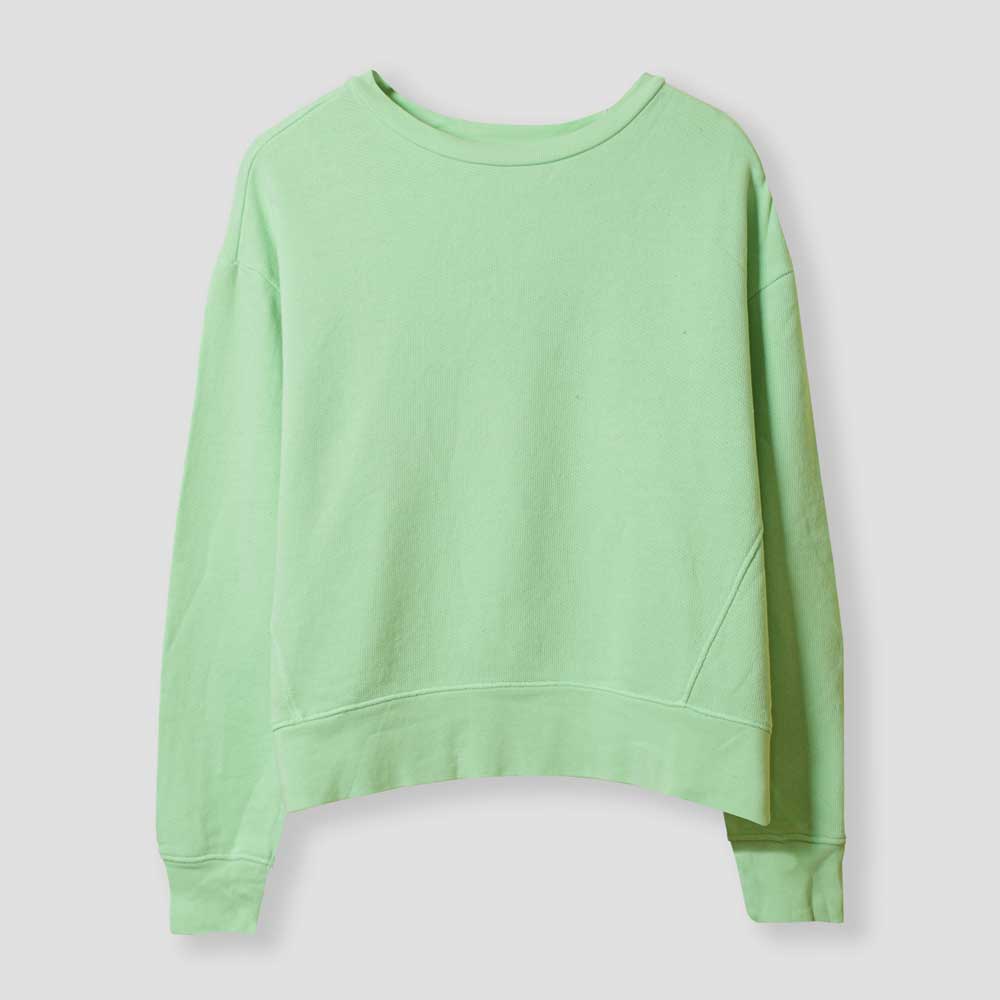 MB Women's Cut Label Oversized Palatial French Terry Sweatshirt Women's Sweat Shirt SRK Sea Green S 