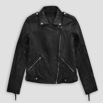 SFS Women's Palatial Style Leather Jacket Women's Jacket SFS Black S 