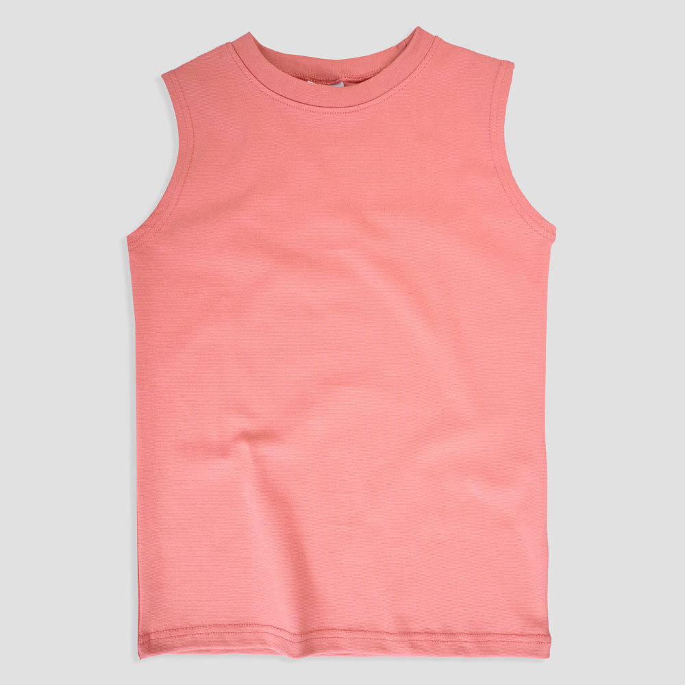 Safina Women's Crew Neck Sleeveless Shirt Women's Sweat Shirt Image Pink S 