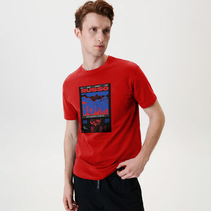 Men's Russo Printed Crew Neck Tee Shirt Men's Tee Shirt Image 
