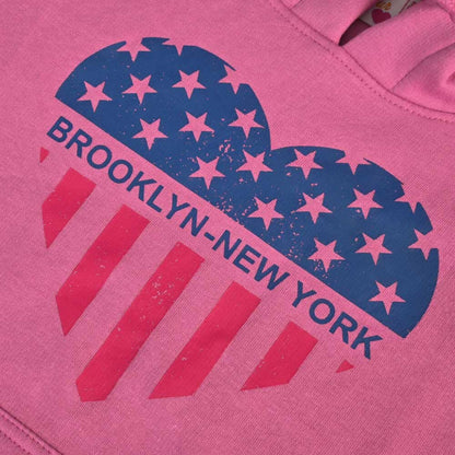 Girl's Heart Brooklyn Printed Pullover Hoodie Girl's Pullover Hoodie LFS 