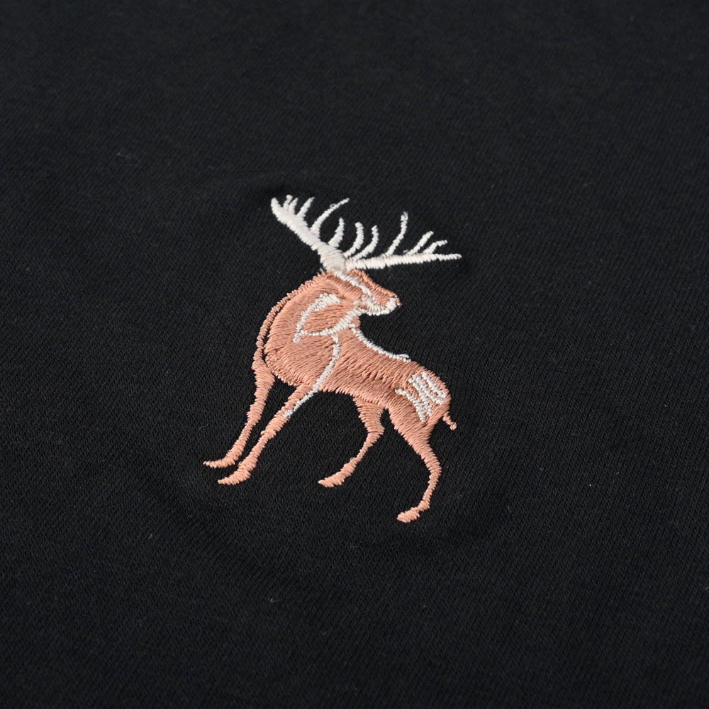 Polo Republica Men's Moose Embroidered Crew Neck Tee Shirt Men's Tee Shirt Polo Republica 