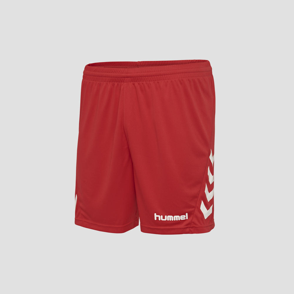 Hummel Boy's Down Arrow Style with Hummel Printed Activewear Shorts Boy's Shorts HAS Apparel Red & White 4 Years 