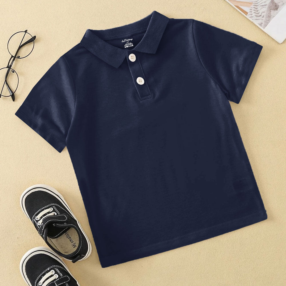 LE Printemps Kid's Rouen Short Sleeve Polo Shirt