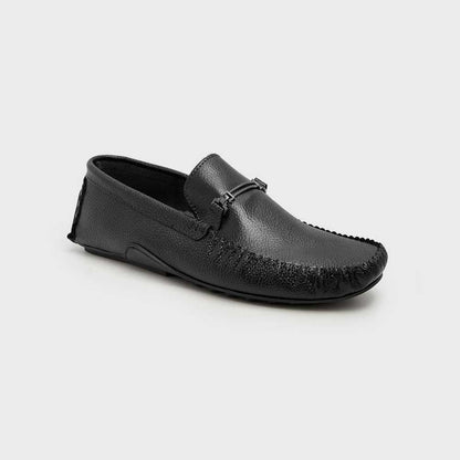 Men's Deinze Comfortable Loafer Shoes with Buckle Men's Shoes SNAN Traders Black EUR 39/40 