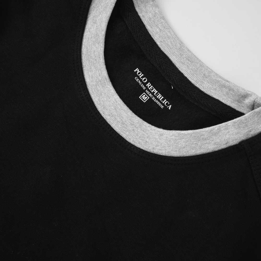 Polo Republica Men's Contrast Design Fleece Sweat Shirt Men's Sweat Shirt Polo Republica 