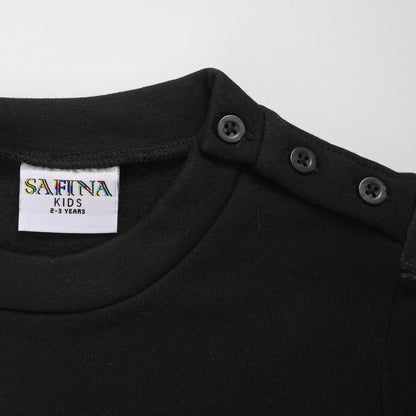 Safina Kid's Mourfen Long Sleeve Fleece Sweat Shirt Boy's Sweat Shirt Image 