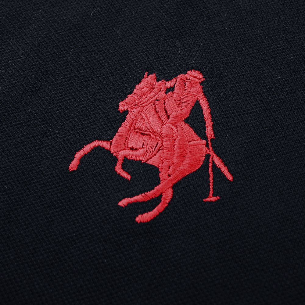 Ultimate Men's USA Horse Embroidered Short Sleeve Polo Shirt Men's Polo Shirt IST 