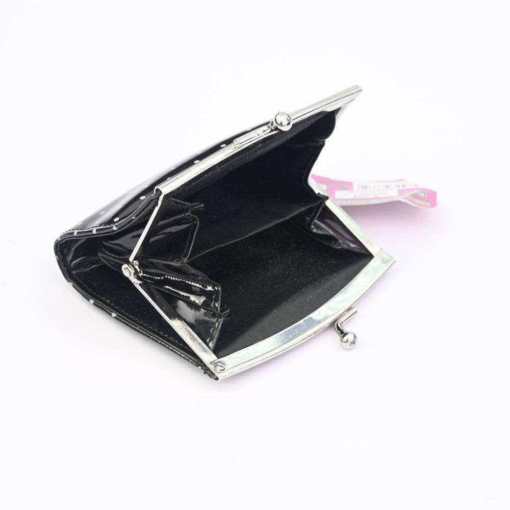 Women's Kiss Lock Mini Hand Purse/Wallet Hand Bag ALN 