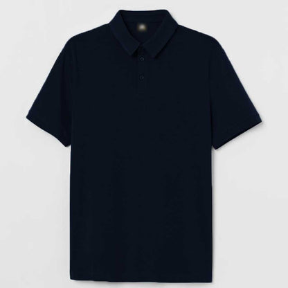Men's Bacton Short Sleeve Polo Shirt Men's Polo Shirt Image Navy L 