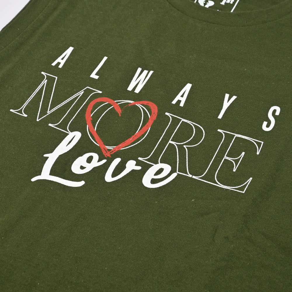 Kid's 1st Always More Love Printed Sleeveless Shirt Boy's Tee Shirt CWE 