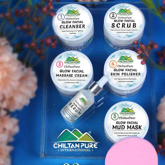 Chiltan Pure Glow Deep Cleansing Facial Kit - Set Of 7 Health & Beauty CNP 