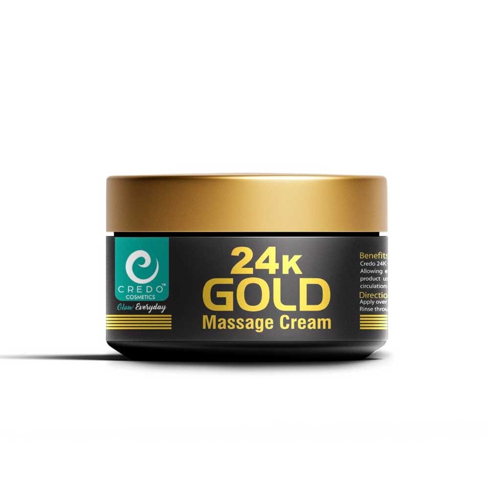 Credo 24K Gold Glow Massage Cream - 100 ml Health & Beauty Credo Cosmetics 