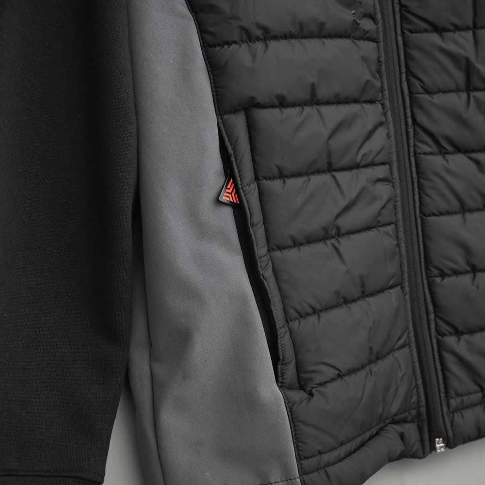 Axinite Unisex AX926 Granite Padded Jacket With Fleece Sleeves elo