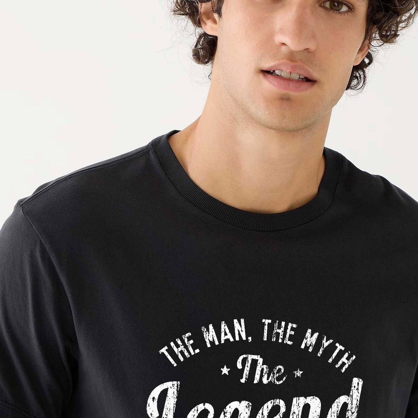 Celebrate Men's The Legend Printed Short Sleeve Tee Shirt Men's Tee Shirt HAS Apparel 