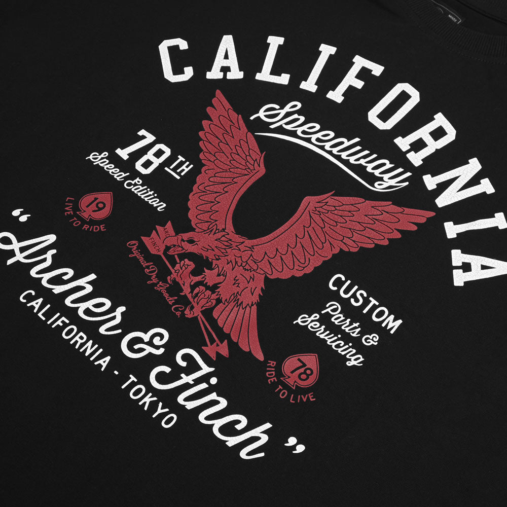 Archer & Finch Men's California Speedway Printed Tee Shirt