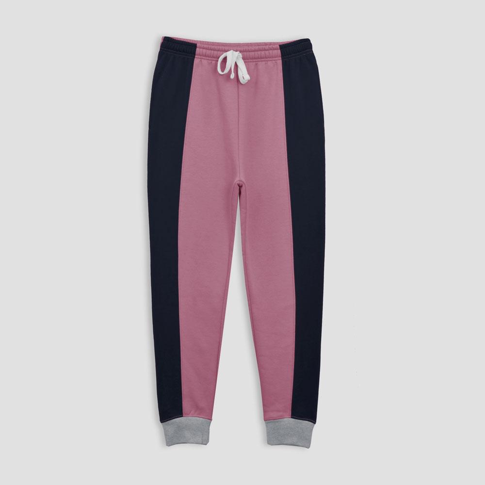 Loops Link Men's Haradok Contrast Strips Fleece Joggers Pants Men's Trousers HAS Apparel Pink S 