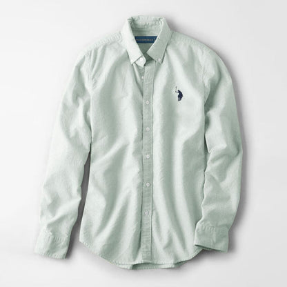 Polo Republica Men's Premium Pony Embroidered Plain Casual Shirt II Men's Casual Shirt Polo Republica Sea Green S 