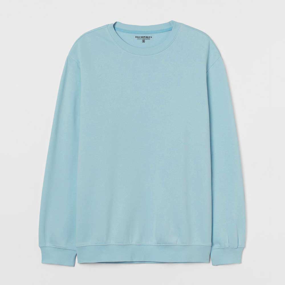 Polo Republica Men's Astrakhan Fleece Sweat Shirt Men's Sweat Shirt Polo Republica Sky S 