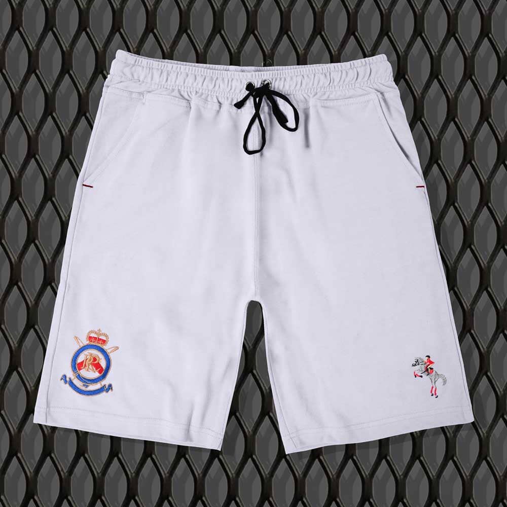 Polo Republica Men's Crest & Horse Rider Embroidered Shorts. Made-With-Waste Men's Shorts Polo Republica 