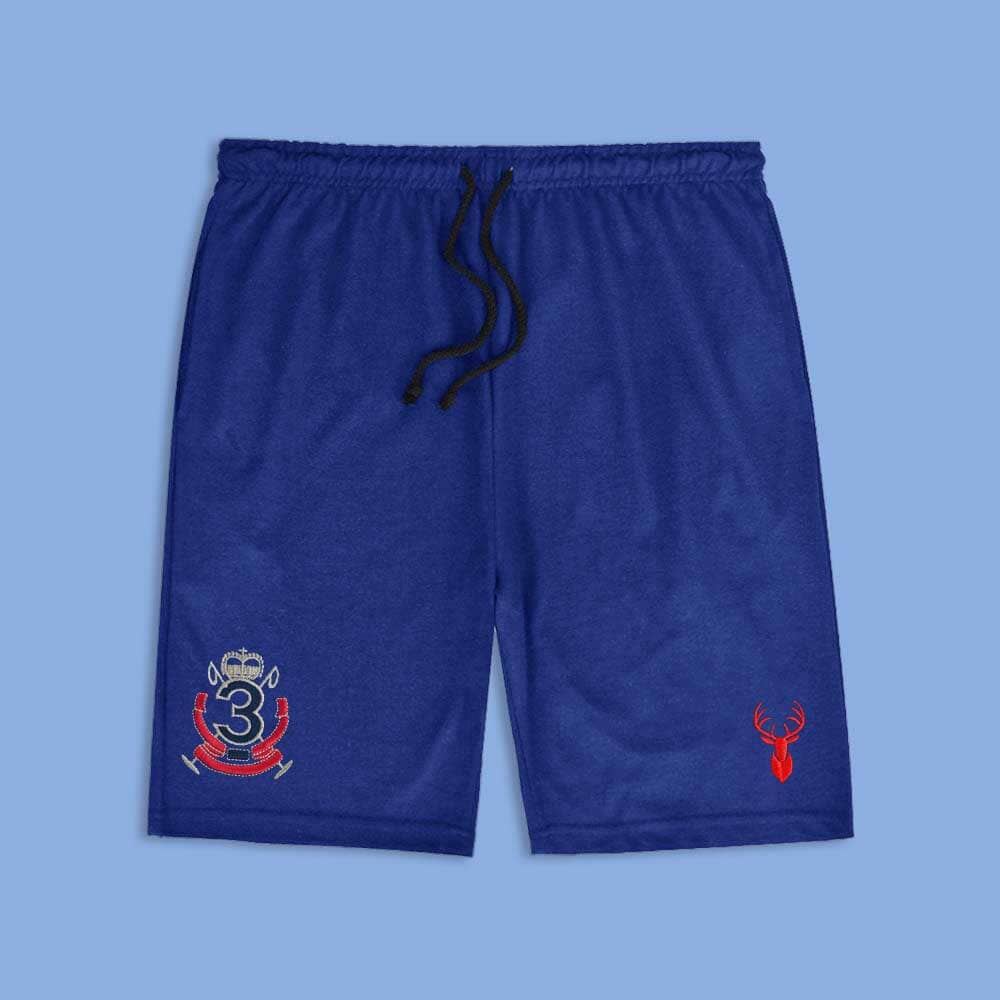 Polo Republica Men's Deer & Crest Embroidered Pique Shorts Men's Shorts Polo Republica Royal S 