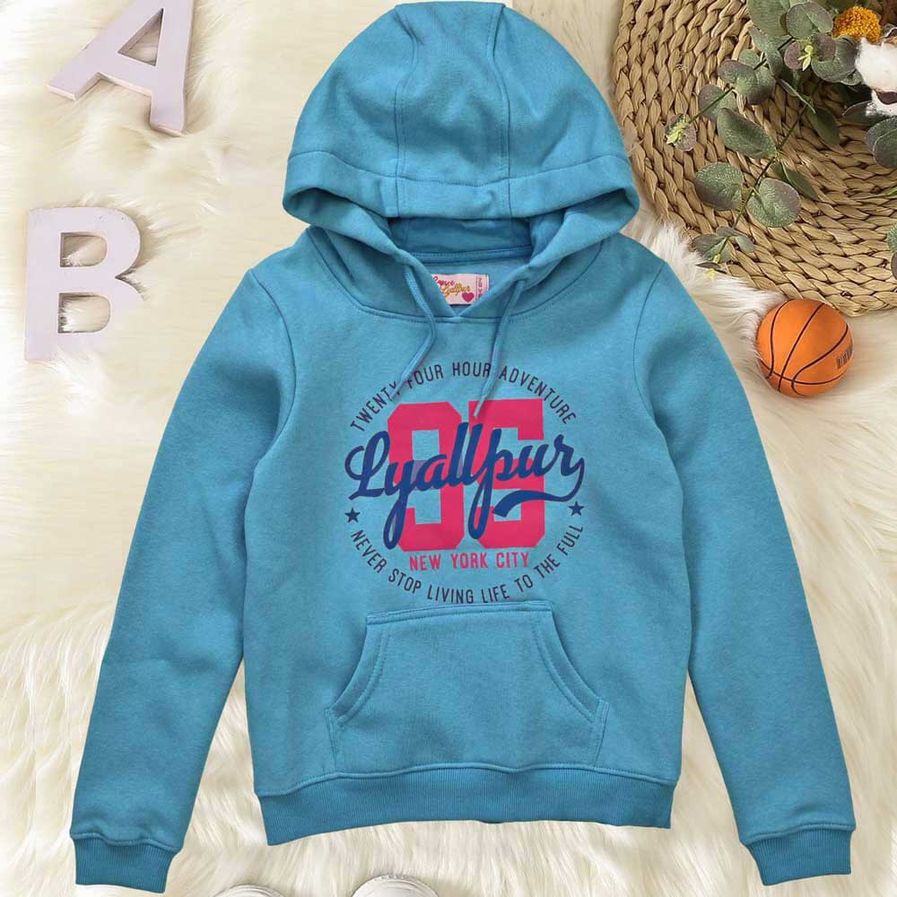 Girl's Lyallpur 95 Printed Pullover Hoodie Girl's Pullover Hoodie LFS 