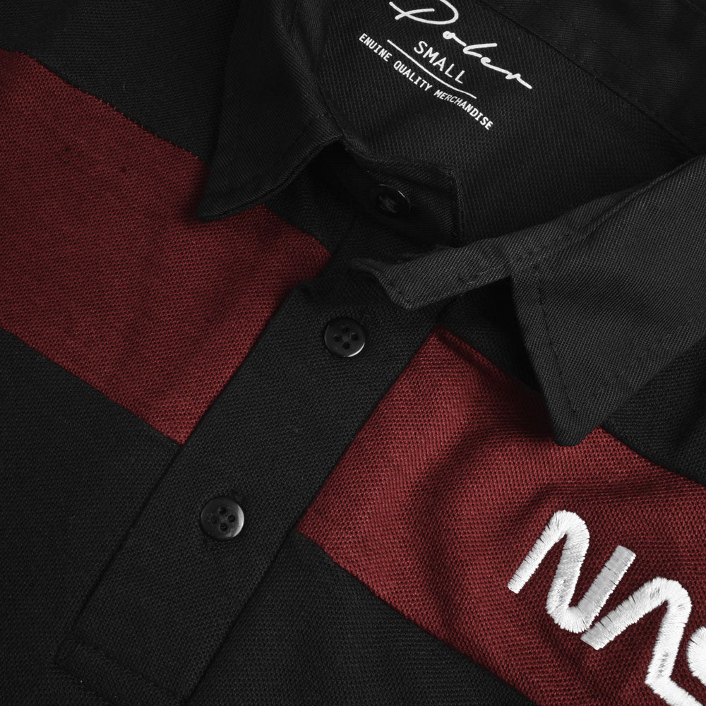 Poler Men's Gniezno Nasa Embroidered Short Sleeve Polo Shirt Men's Polo Shirt IBT 