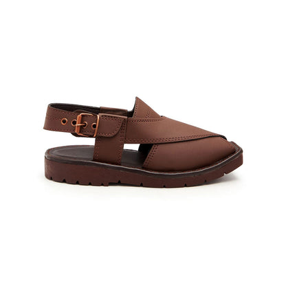 Men's Mahaica Single Stitch Peshawari Chappal Men's Shoes SNAN Traders Chocolate EUR 39 