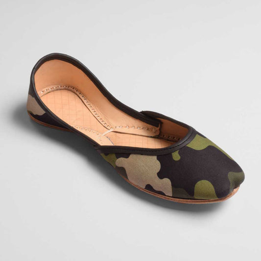 Women's Camouflage Digital Print Khussa Women's Shoes RDC 