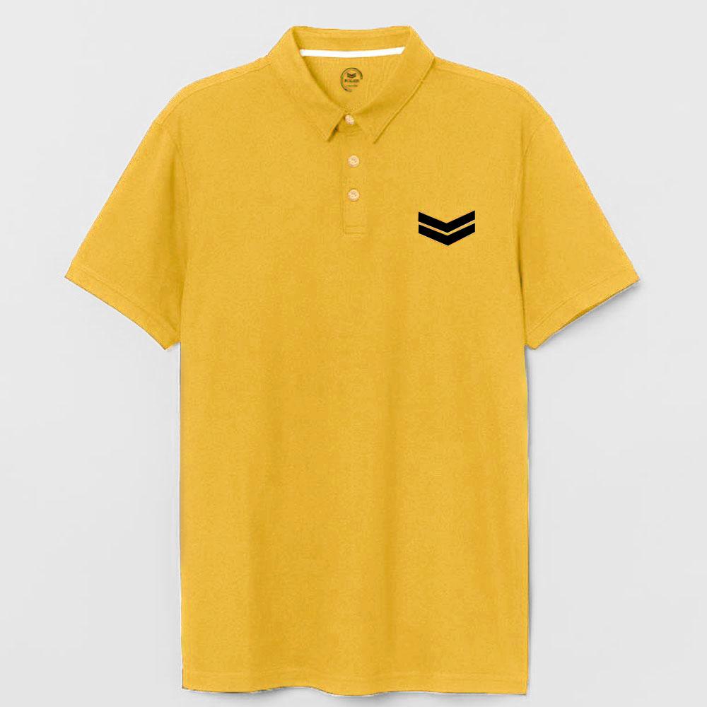 Poler Men's Naperville Printed Polo Shirt Men's Polo Shirt IBT Yellow S 