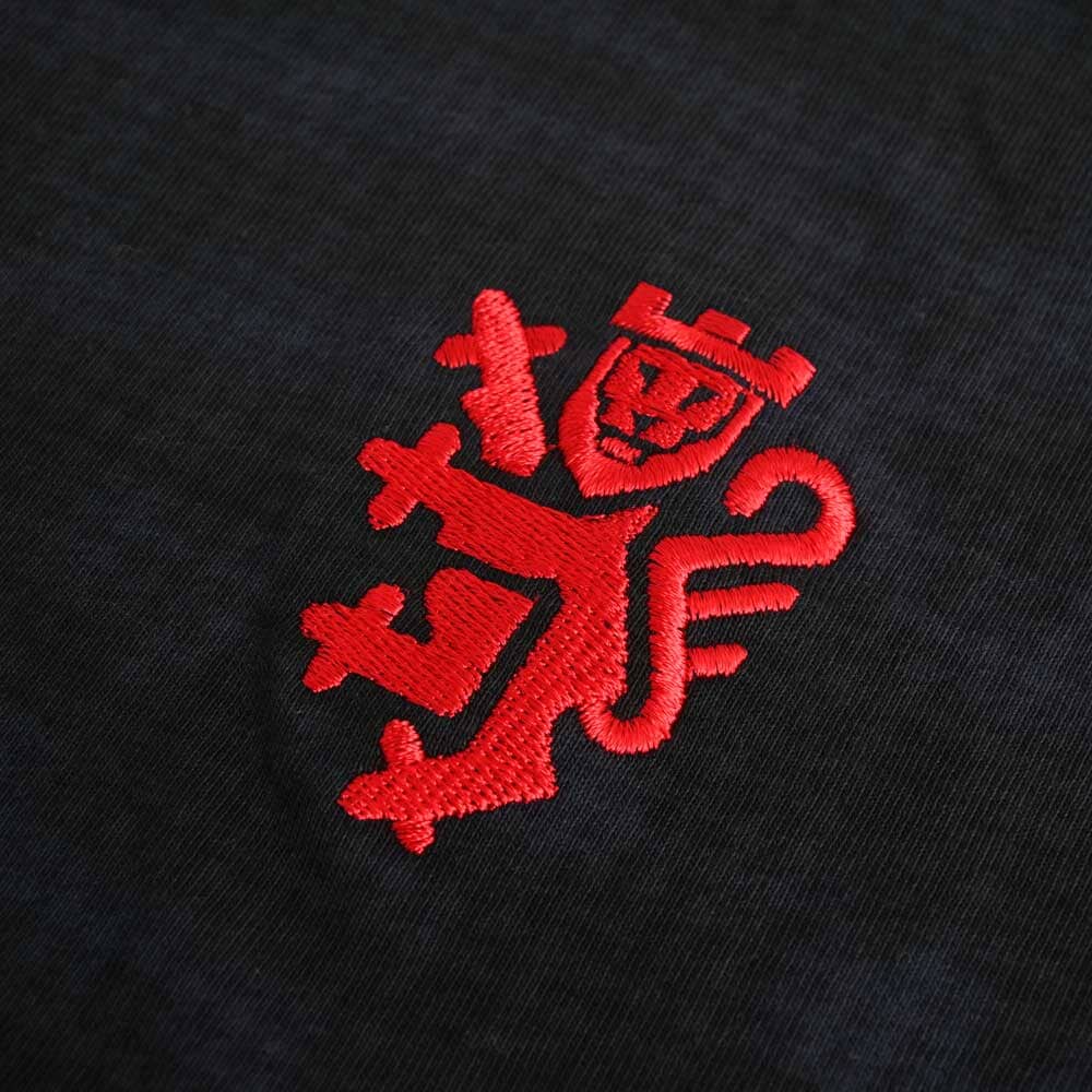 Polo Republica Men's Dye Style Leo 5 Embroidered Crew Neck Tee Shirt – elo