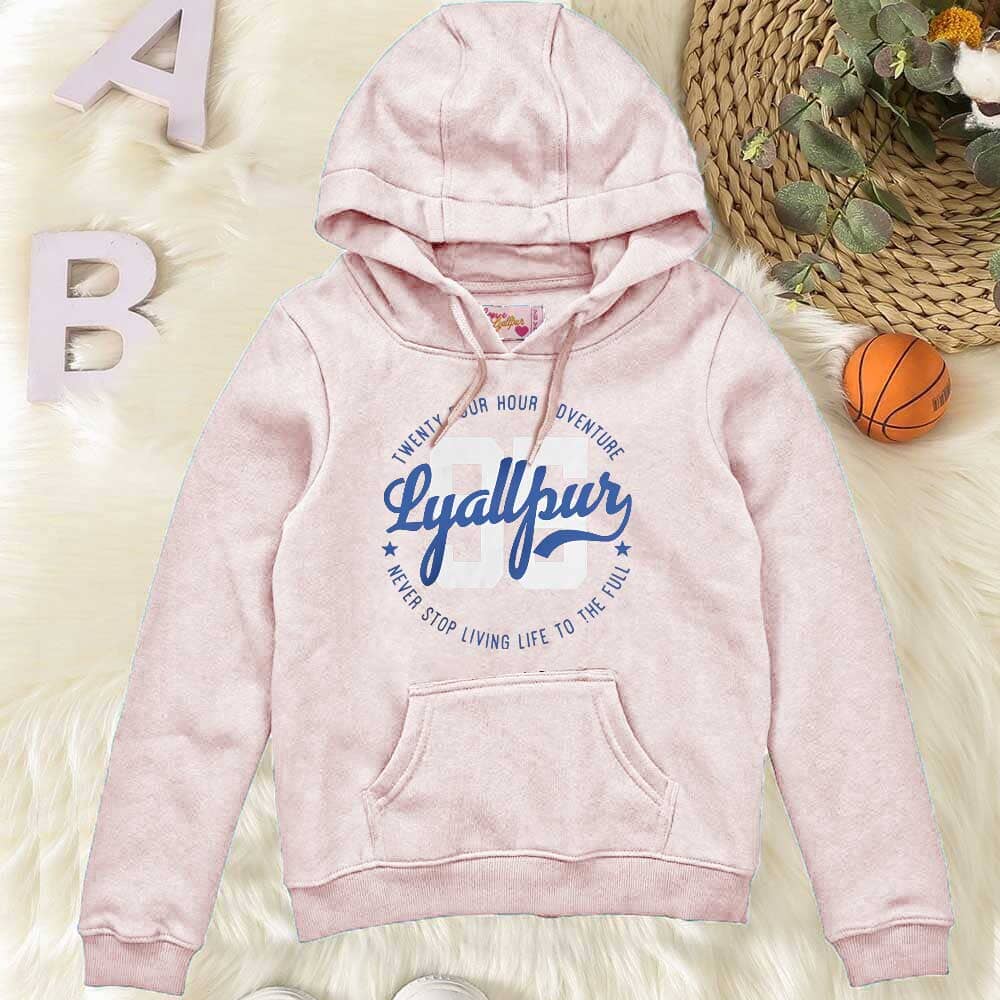 Girl's Lyallpur 95 Printed Pullover Hoodie Girl's Pullover Hoodie LFS 
