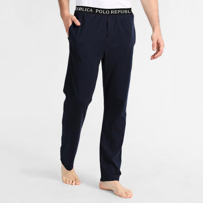  Polo Republica Men's Essentials Jersey Lounge Pants Navy