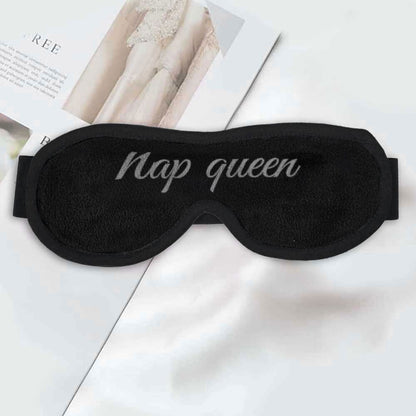 Polo Republica Eye Mask for Sleeping. Made-With-Waste! Eyewear Polo Republica Black Nap Queen 