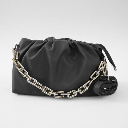 Women's Strasbourg PU Leather Classis Hand/Shoulder Bag bag SNAN Traders Black 