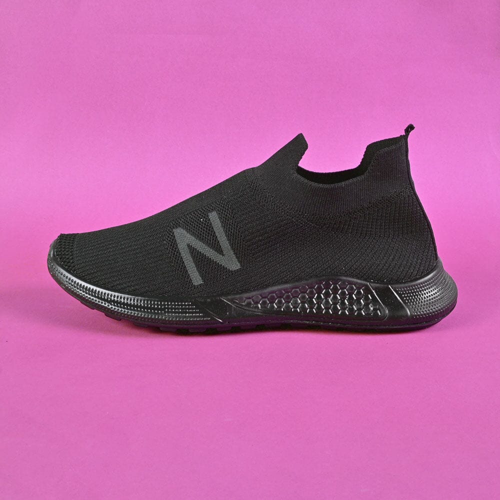 ZS Men's N Printed Style Sports Shoes Men's Shoes SMC Black EUR 39 