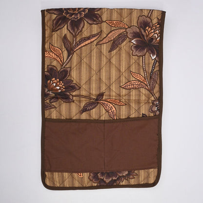 Microwave-Oven Printed Quilted Cover Home Decor FGT Brown & Chocolate Medium 