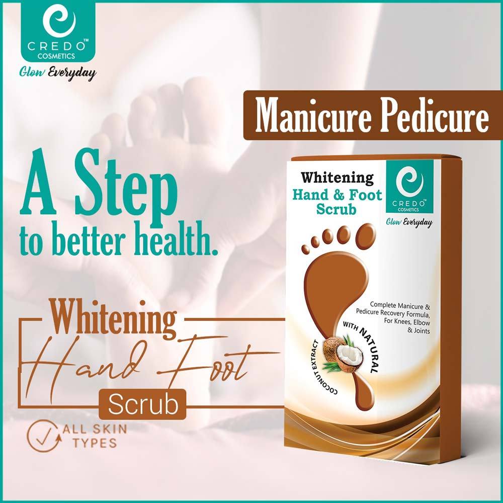 Credo Whitening Hand & Foot Scrub Health & Beauty Credo Cosmetics 