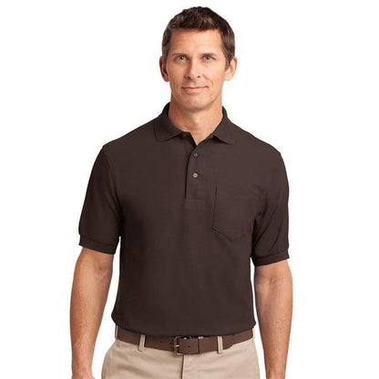 HRCK Apica Short Sleeve Polo Shirt Men's Polo Shirt Image Chocolate S 