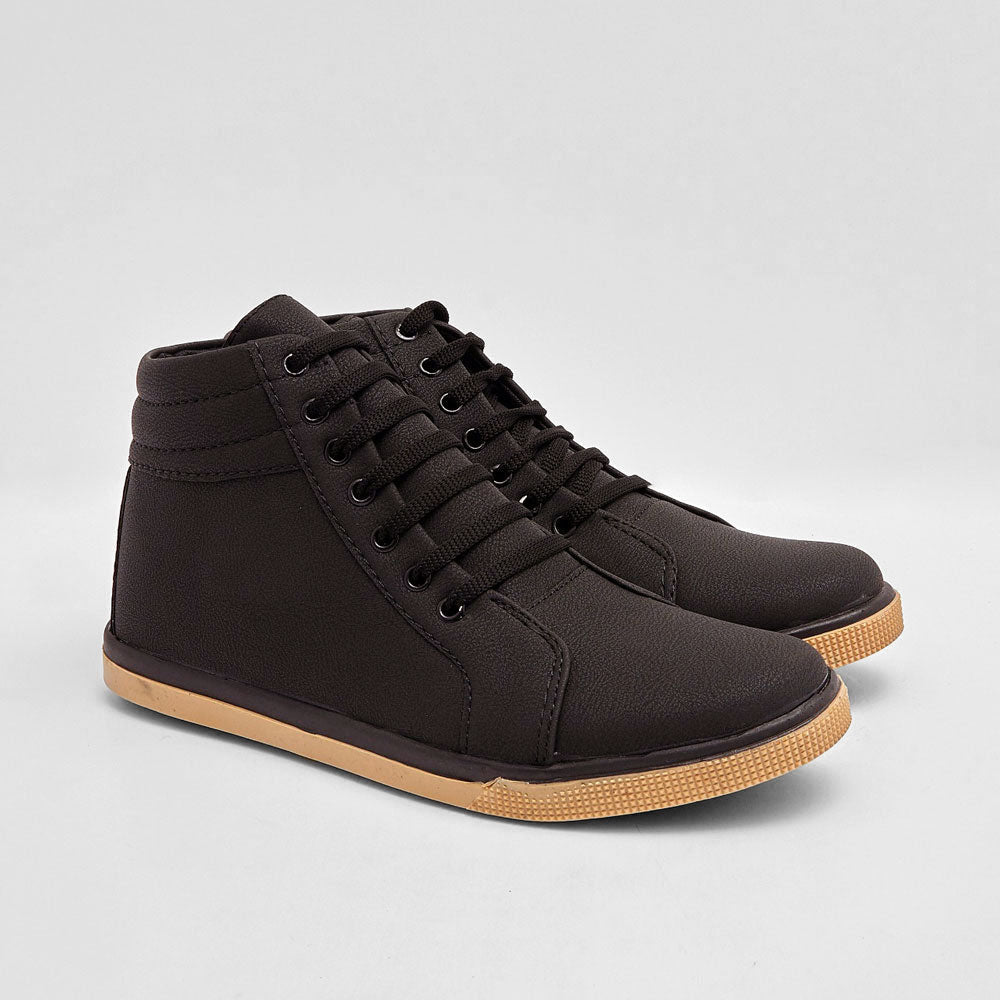 Men's Faux-Leather Shoes - Classical Plaid – Nerdee's