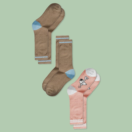 Kid's Bielsko Regular Socks - Pack of 3 Pairs Socks RKI D1 6-8 Years 