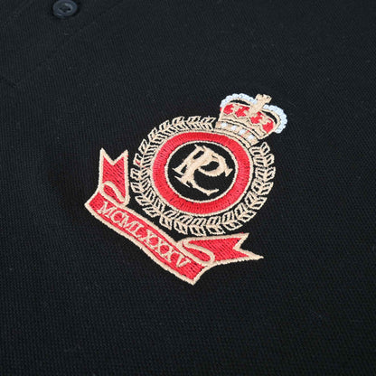 Polo Republica Men's PRC Crest & 85 Embroidered Contrast Panels Polo Shirt