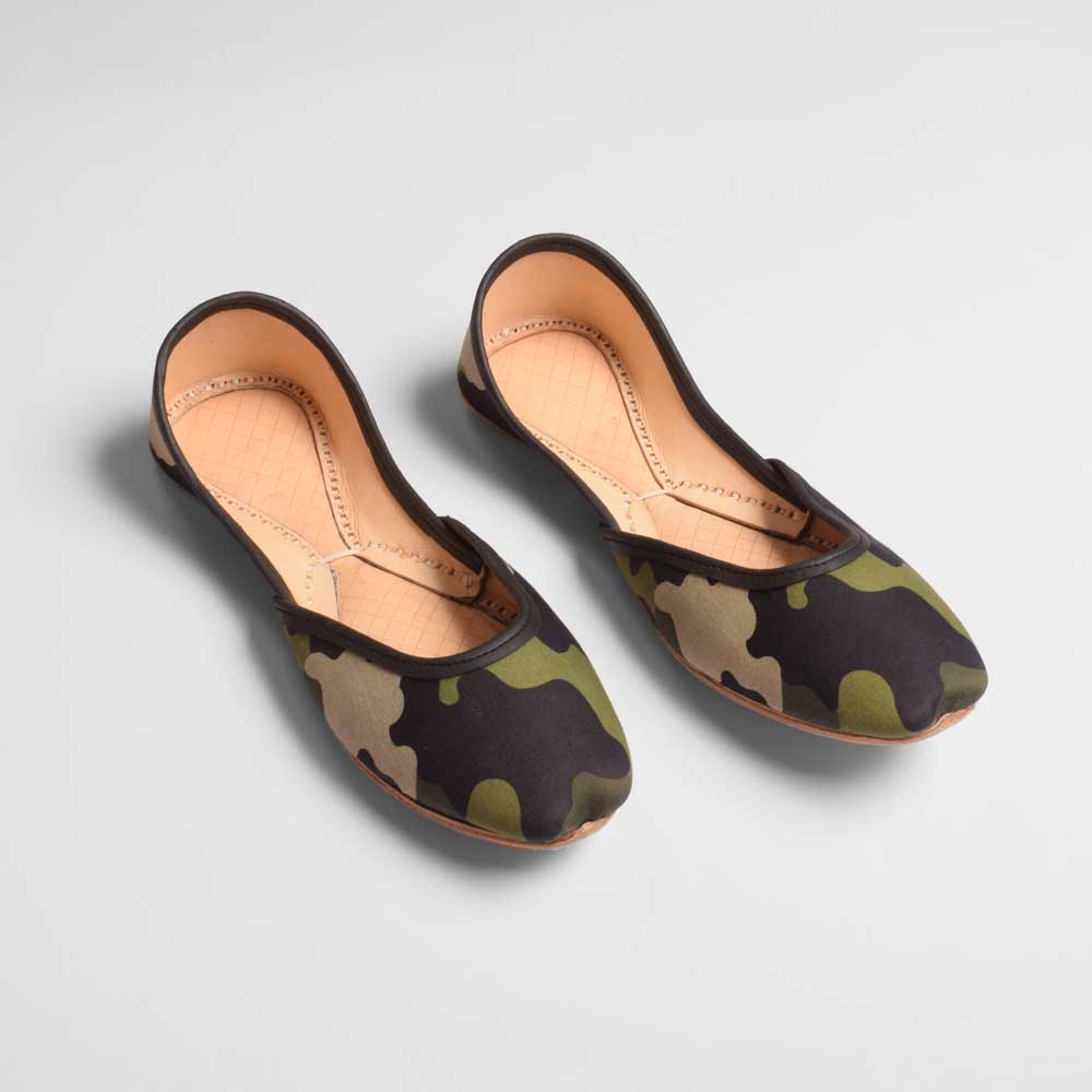 Women's Camouflage Digital Print Khussa Women's Shoes RDC EUR 36 